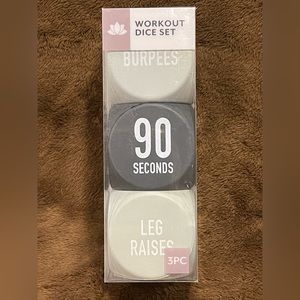 Foam Workout Dice set of 3 Fitness Workout Dice Lightweight Foam.